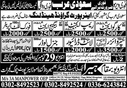 Airport Grounding handling jobs in Saudi Arabia 2025